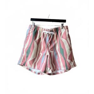 NEW BATHER men's orchid coastline swim trunk in pink